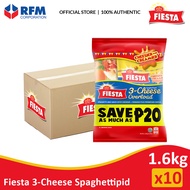 Fiesta 3-Cheese Spaghettipid 1.6kg: Fiesta Spaghetti Pasta 800g + Fiesta 3-Cheese Spaghetti Sauce 90