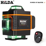 HIJAU Cross Line Laser Level Auto Level 360 Degree 16 Line Green Light