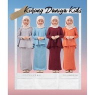 🇲🇾 Kurung Daniya Kids and Mom New Design Dress Viral Melayu Moden Baju Hasnuri Raya Murah Budak Tudung Slim Bra Kasut Ok