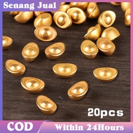 20pcs Yuan Bao Gold Yen Pao Small China Ancient Chinese Display Decoration Yuan Bao