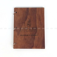 [FREE Design] Round Menu Book - LUXI decor Restaurant - Cafe Menu