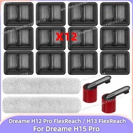 Compatible For ( Dreame H15 Pro / H12 Pro FlexReach / H13 FlexReach ) Vacuum Parts Roller Brush HEPA