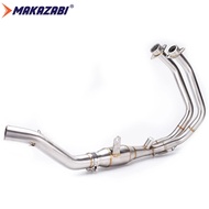 ท่อเชื่อมกลางดัดแปลงสำหรับ Honda CBR500 CB500X CB500F CBR500R 2013-2022ท่อส่วนหัวดัดแปลงท่อเชื่อมกลา