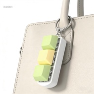 EC Portable 3 Key Blue Switches Keyboards Tester Keychains Attachment for Mobile Anxiet