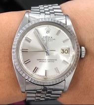 勞力士1603 - DATEJUST 原裝Wide Boy,全鋼花圈, 1570自動機芯, 原裝五珠帶/ROLEX 1603 - DATEJUST, Original Wide Boy Stainle