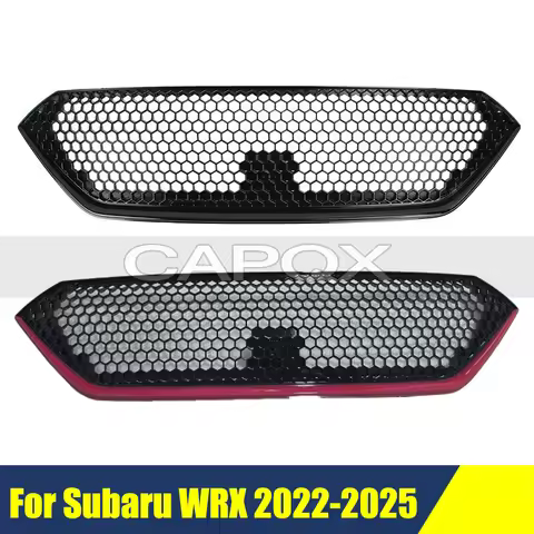 Front Bumper Grill Mask For Subaru WRX VB/VH 2022-2025 Radiator Chrome Grille Medium Net Racing Gril