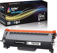 Arthur Imaging WITH CHIP Compatible Toner Cartridge Replacement for Brother TN760 TN 760 TN730 to us