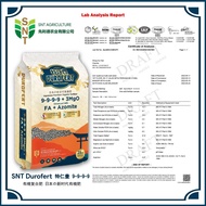 SnT DUROFERT 9-9-9-9 (1KG/5KG) - Baja Pertumbuhan Pokok, NPK, Azomite, Silika dan Bahan Organik