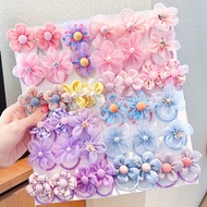 Children Baby Girl Mesh Flower Elastic Hair Ring Hair Ties Head Rope Princess Headdress Rubber Band
