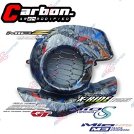 Carbon wtp Fan Cover Forged Chopped Mio Z M3 125 Fino Xride Soul GT 125