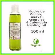 ╰ ◰ ﹊    Madre Cacao, Calendula, Guava acapulco leaves healing oil