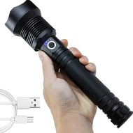 Promo Tactical Flashlight Super Bright 200000 Lumens Led Xhp70 Usb