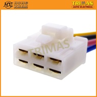 HX-3752 6 Pin Female Modify Wire Harness Socket Connector