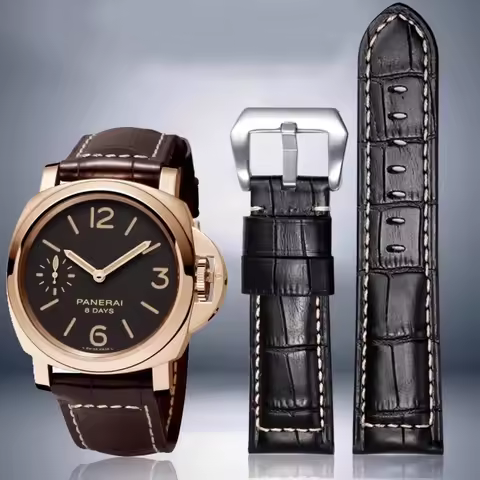 For Panerai Cowhide Strap PAM111 PAM441 Calfskin Watch Bracelet men's chubby sea 22mm 24mm 26mm JEEP