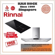 RINNAI RH-C249-SSR CHIMNEY HOOD+RINNAI RB-3012H-CB 2 ZONE INDUCTION HOB BUNDLE