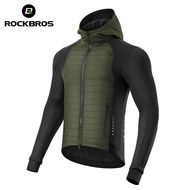 ROCKBROS Cycling Jacket Cotton Men Jersey Warm Windproof Fleece Long-sleeved Road Bike Sportswear Au