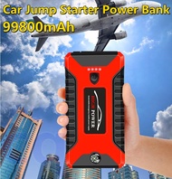 ธนาคารพลังงานรถยนต์เครื่องจั๊มสตาร์ทฉุกเฉินรถ Jump Starter 99800mAh 12V รถ Jump Starter แบบพกพา USB