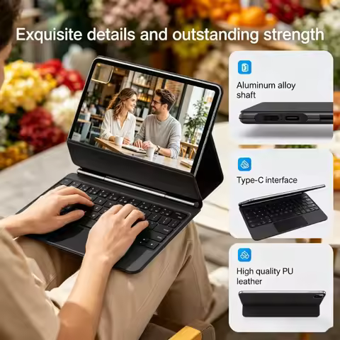 All-in-One Smart Keyboard Stand Folio For Xiaomi Pad 7 Pro 2024 Pad 8