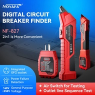 NOYAFA Automatic Circuit Breaker Finder NF-827S Fuse Socket Tester US 120V Circuit Switch Finder Ele