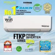 [NEW 2024] Daikin R32 FTKP-Series 5*Star Energy Saving Inverter Air Cond 1.0HP-2.5HP
