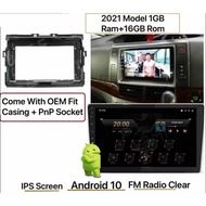 TOYOTA ESTIMA ACR30 ACR50 ANDROID PLAYER + CASING + CAMERA HIGH GRADE