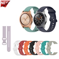 20mm 22mm Soft Silicone Strap Band for Samsung Galaxy Watch 42mm 46mm /Watch3 /Watch 4/Gear S3 /Active 2 Replacement Bracelet