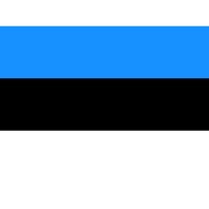 Estonia Flag Peles Material Size 90 x 60