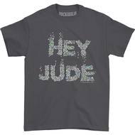 BEATLES Lyrics T-shirt By Lennon & McCartney Hey Jude Flowers T-shirt - Clothes - T-shirts - T-shirt