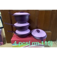 Tupperware Purple royale petit serveware set 💜readystock 💜