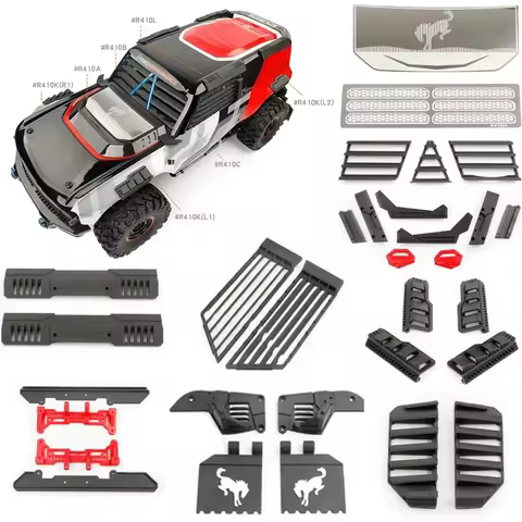 1set Simulated Car Shell Protective Armor Grille for 1/8 RC Crawler Car MJX H8P Accessories
