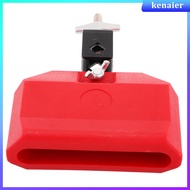 Red Drum Set Cowbell Plastic Metal Percussion Block for Kids Playing Performance kenaier