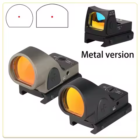 Red Dot Sight Metal Reflex Tactical Sight for Airsoft / Hunting Compact Rifle Scopes Collimator for 