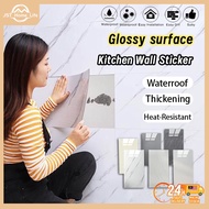 30*60CM Kitchen Wall Sticker Paper Dinding Bathroom Wallpaper Waterproof Tile Sticker For Kitchen/Ba