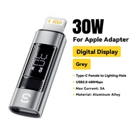 Essager Type C to Lighting OTG Adapter Digital Display PD 60W Fast Charging Lightning To Type C Conn