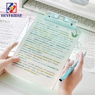 NOVAFLUX Clear A4 Clipboard, Document Folder and Writing Tablet, A4 File Organizer with Board Clamp
