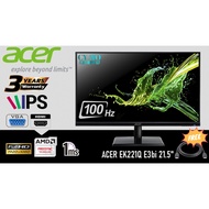Acer EK221Q 21.5" FHD-100hz / E200Q 19.5" HD-60hz LED Monitor With HDMI+VGA INPUT ** FREE:- HDMI CAB
