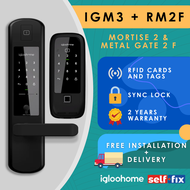 igloohome Bundle - Digital Door &amp; Gate Lock RM2F + IGM3  (FREE Delivery + Installation) 2 Years Warranty