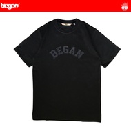 BEMAN T-shirt Embroidered Application 20s Cotton Combed Soft Black
