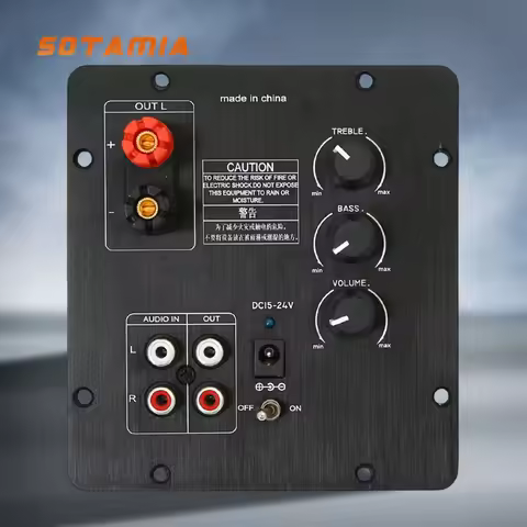 SOTAMIA TPA3116 2.0 Channel Active Speaker Bluetooth Power Amplifier Board 100Wx2 Digital Audio HIFI
