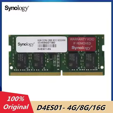 Original Synology D4ES01-4G/8G/16G DDR4 ECC Unbuffered SODIMM SO-DIMM Memory Module