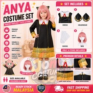 JomCostume Anime Spy x Family Cosplay Anya Forger Costume Cosplay Anya Forger Dress Suit Halloween P