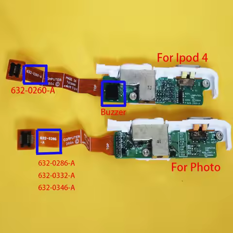 old Headphone audio jack hold switch module cable flex for iPod 4th gen iPod color photo 20g 30gb 40