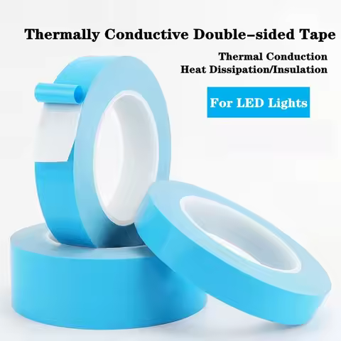 Thermal Tape 25M*0.15mm Insulating Heat Dissipation Tape Double Sided Thermally Conductive Tape For 