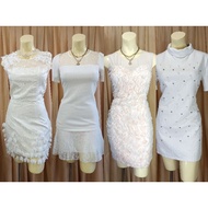 Trendlush Preloved Formal Casual Civil Wedding White Dress