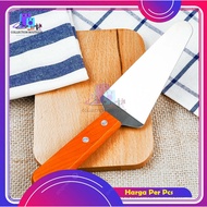 Spatula pizza cake spade cake stainless STEEL wood handle peel shovel / SPATULA SUTIL KAPE STAINLESS