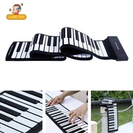 [Whgirl] Roll up Piano Keyboard USB Input Electric Hand Roll Piano Keyboard for