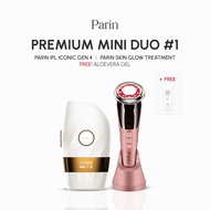 Parin Premium MINI DUO #1 PARIN ICONIC GEN4 & SKIN GLOW : หน้าสวย ผิวใส ไบร์ททุกส่วน กำจัดขน IPL และ