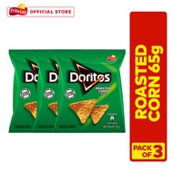 Doritos Roasted Corn Tortilla Chips Snack 65g - Pack of 3