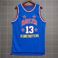 Basketball Jerseys Harlem Globetrotters #13 Blue Chamberlain Cheap High-quality Outdoor Sports Jerse