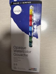 Daler Rowney Simply 水彩顏料 12色